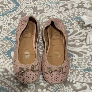 Me Too Blush Ballet Flats with Buckle